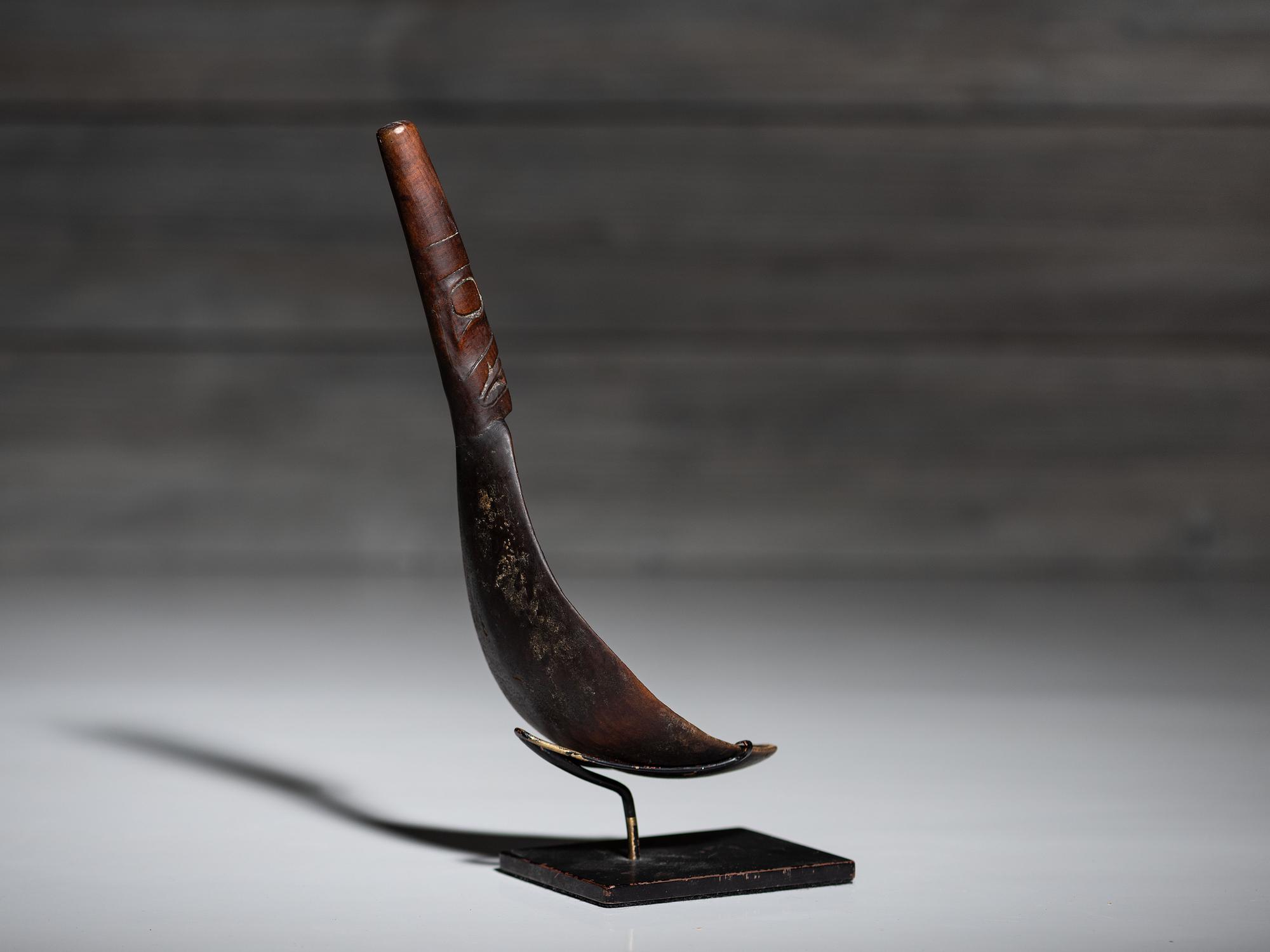 Northwest Coast Carved Wooden Spoon