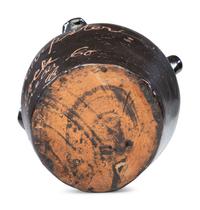 A Rare Albany Slip-Glazed Stoneware Harvest Jug Identified to Elizabeth Beck Harpster