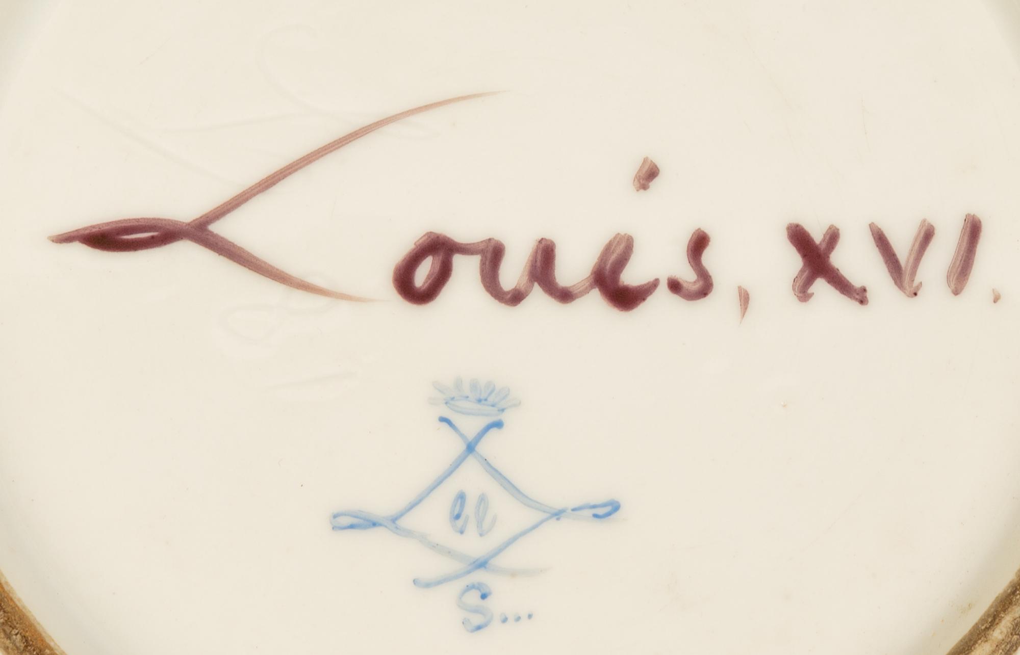 A Sevres Style Porcelain Charger with Louis XVI and His Courtiers — LATE 19TH CENTURY
