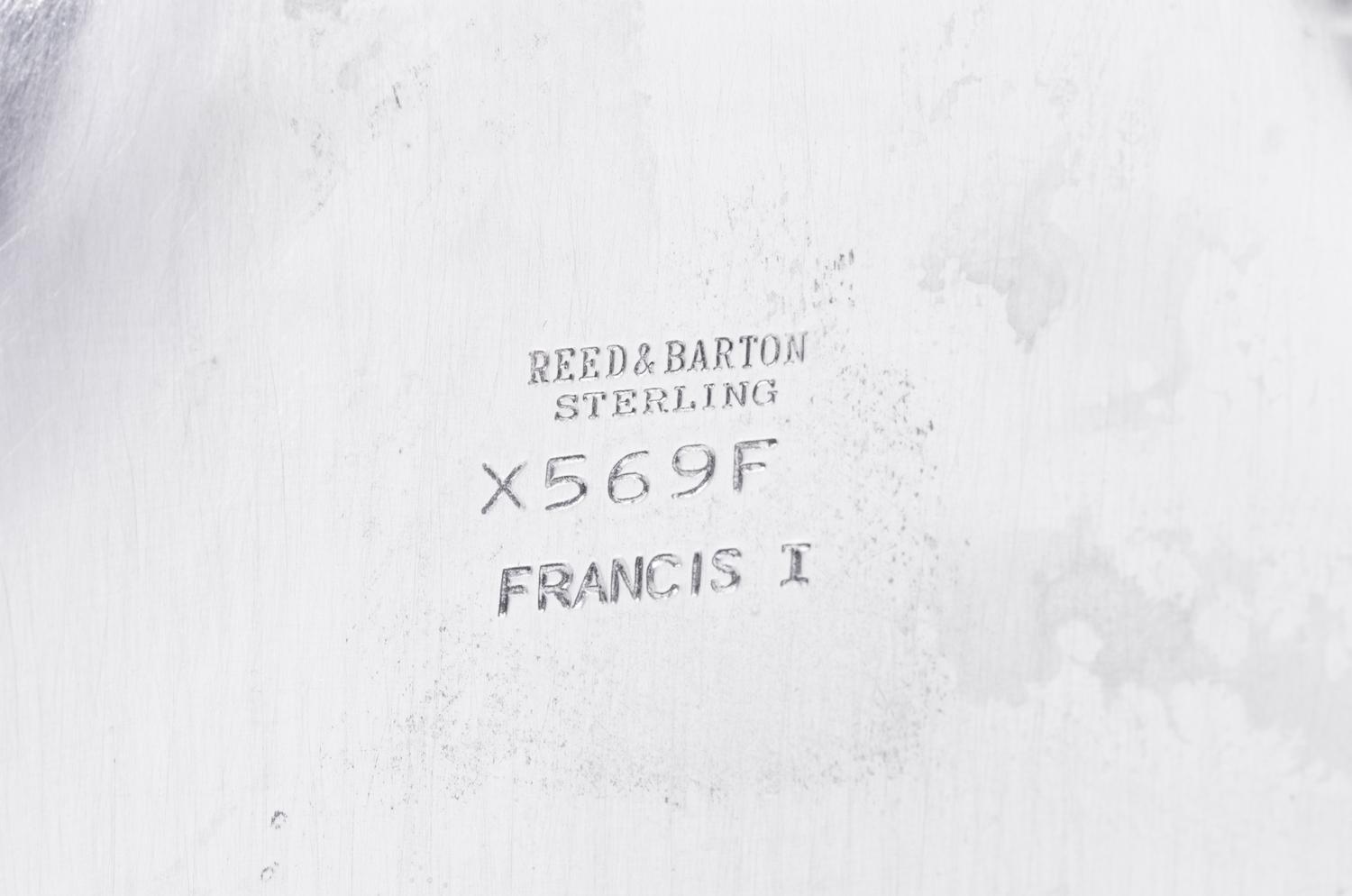 Two Reed & Barton Francis I Silver Table Articles