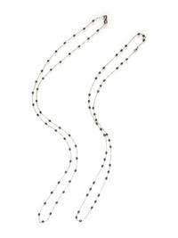 COLLECTION OF DIAMOND AND BLACK DIAMOND NECKLACES