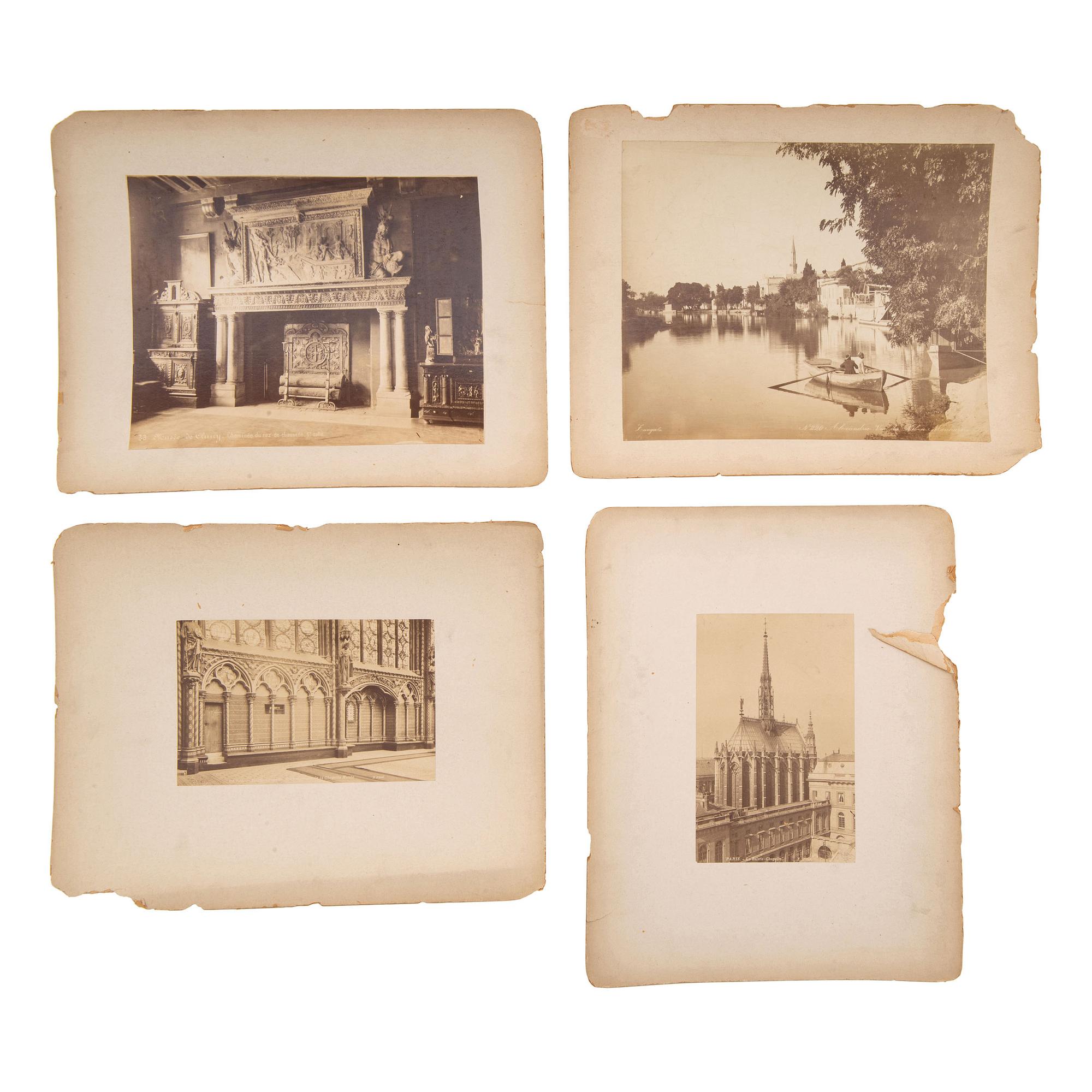 [EARLY PHOTOGRAPHY]. A group of 21 European travel photographs, including: