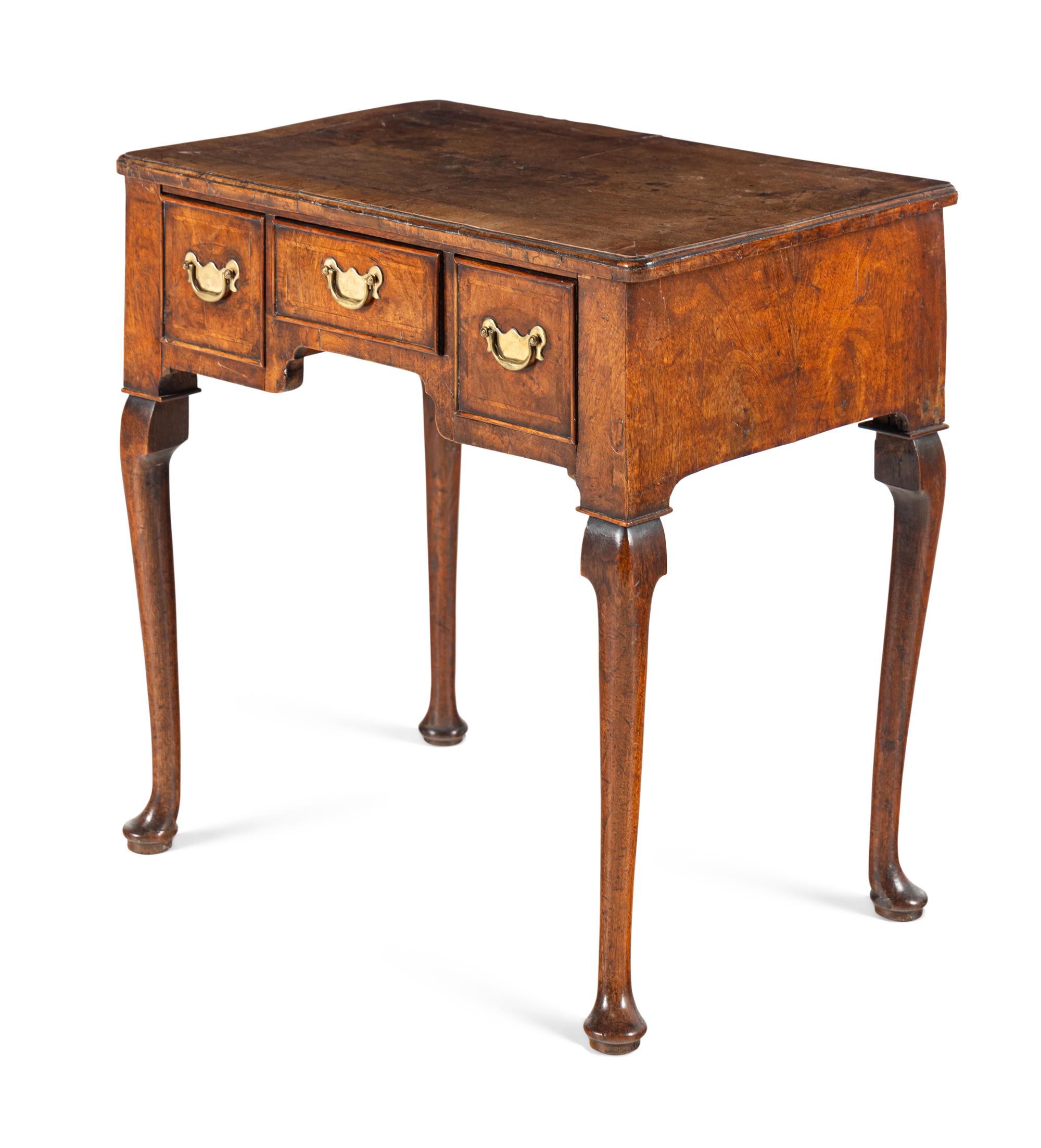 A George II Walnut Dressing Table
