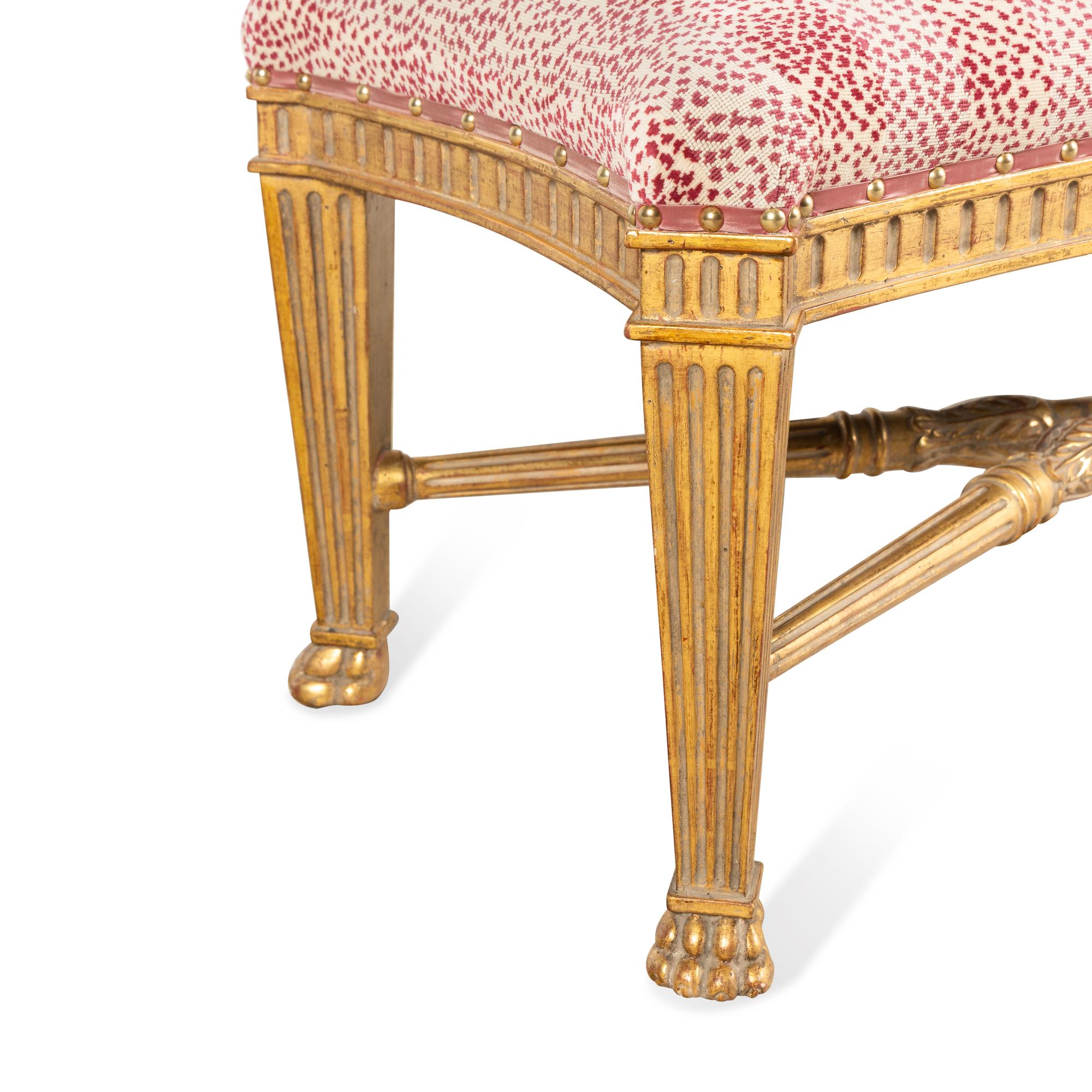 An Italian Giltwood Bench