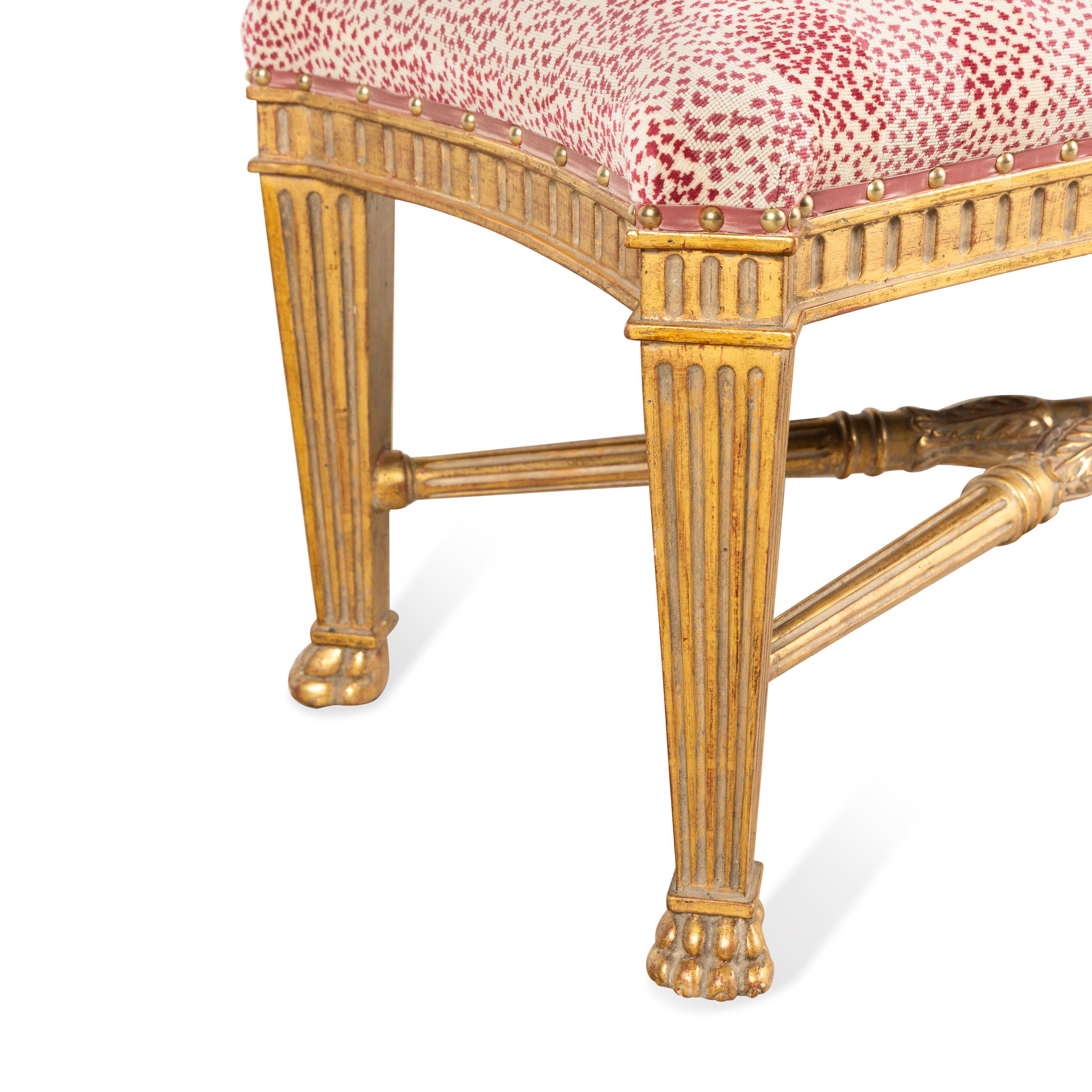 An Italian Giltwood Bench