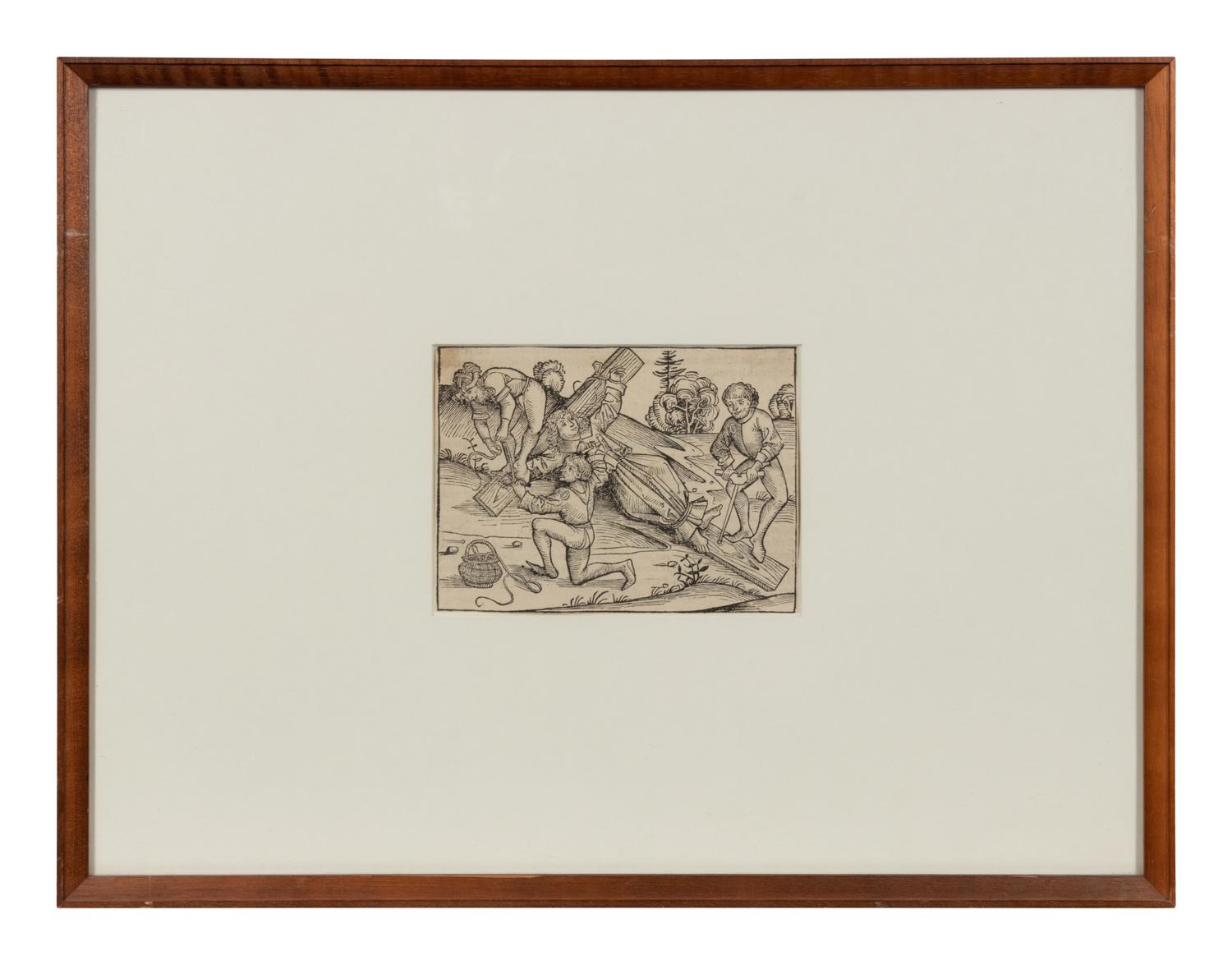 A group of four engravings depicting religious imagery