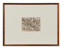 A group of four engravings depicting religious imagery