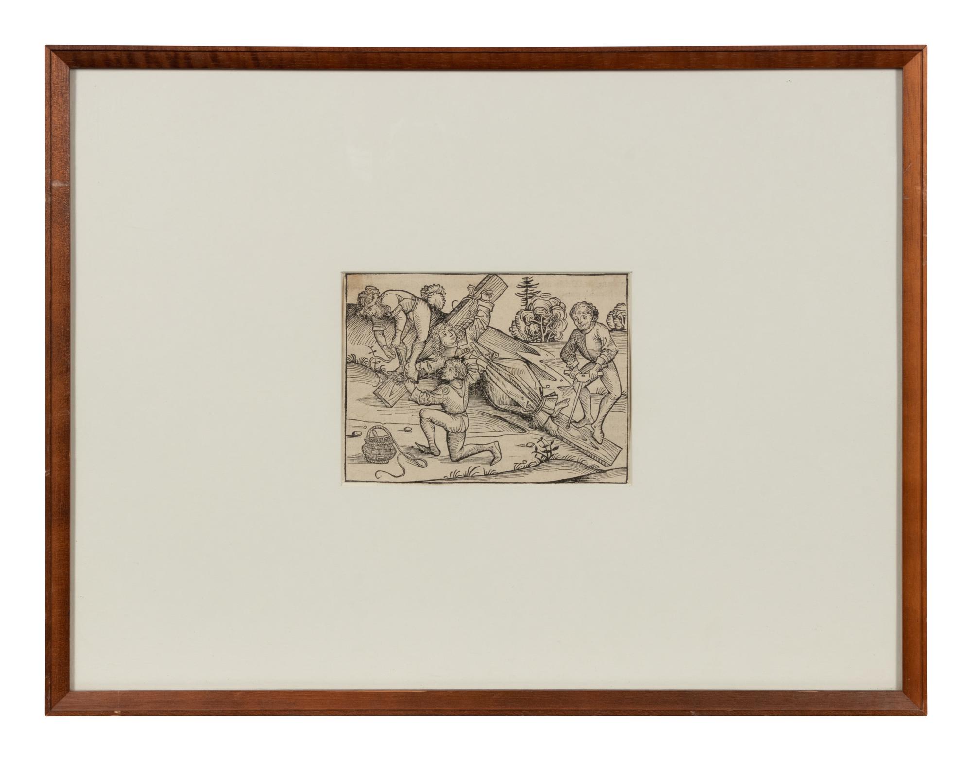 A group of four engravings depicting religious imagery