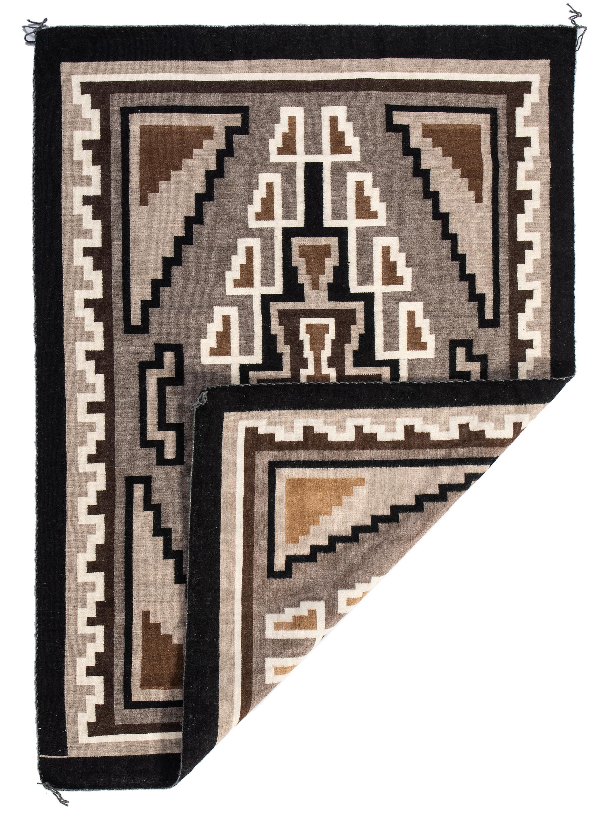 Navajo Two Grey Hills Tapestry Weaving