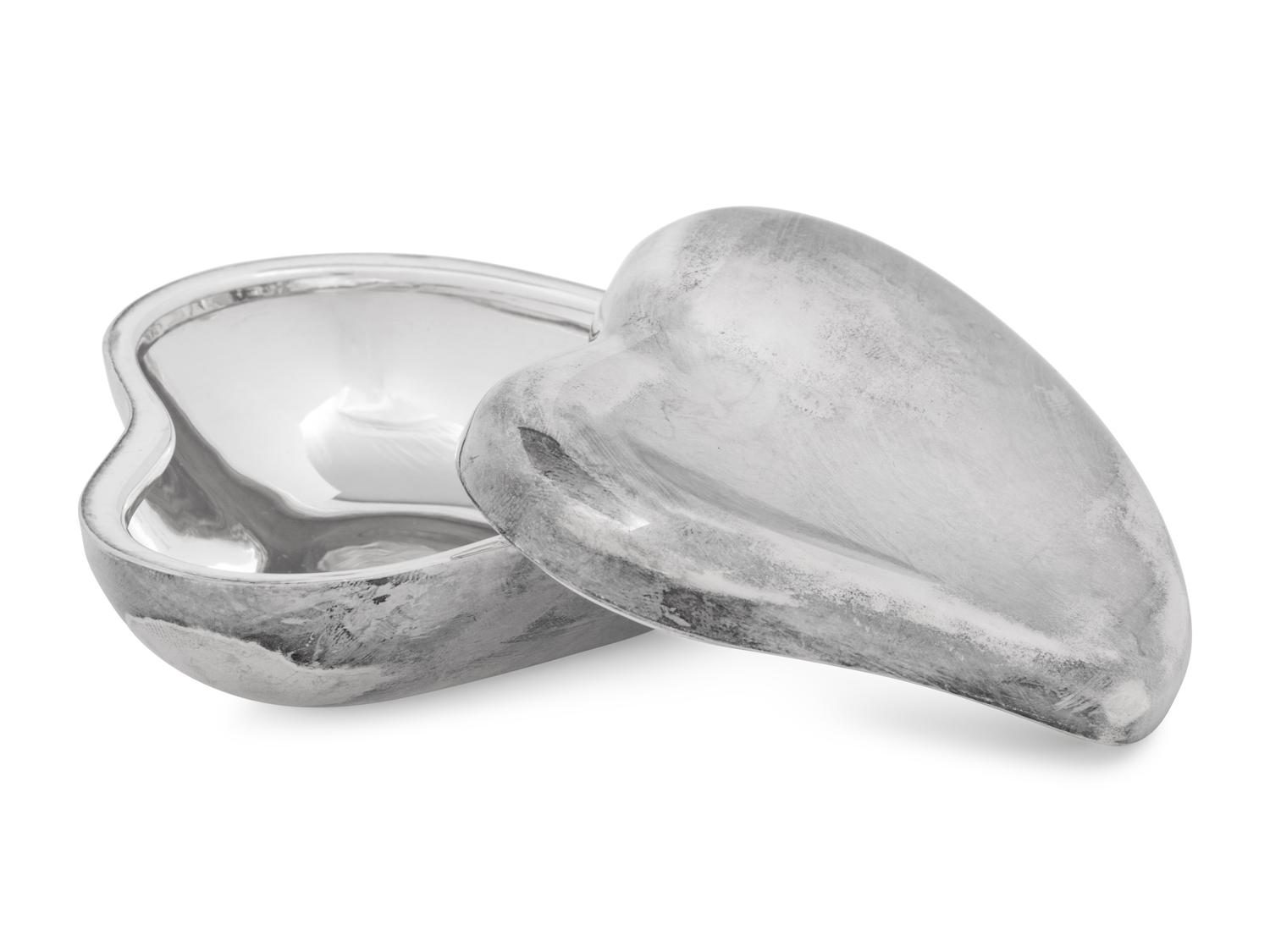 A Silver 'Heart' Box by Elsa Peretti for Tiffany and Co.