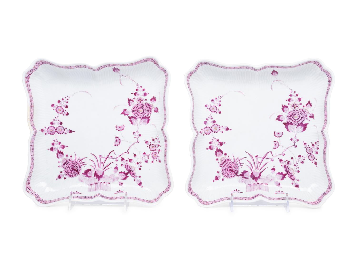 A Pair of Meissen Porcelain Serving Dishes