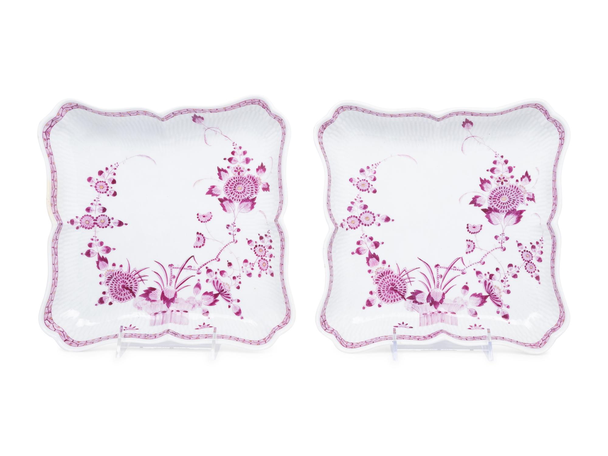 A Pair of Meissen Porcelain Serving Dishes