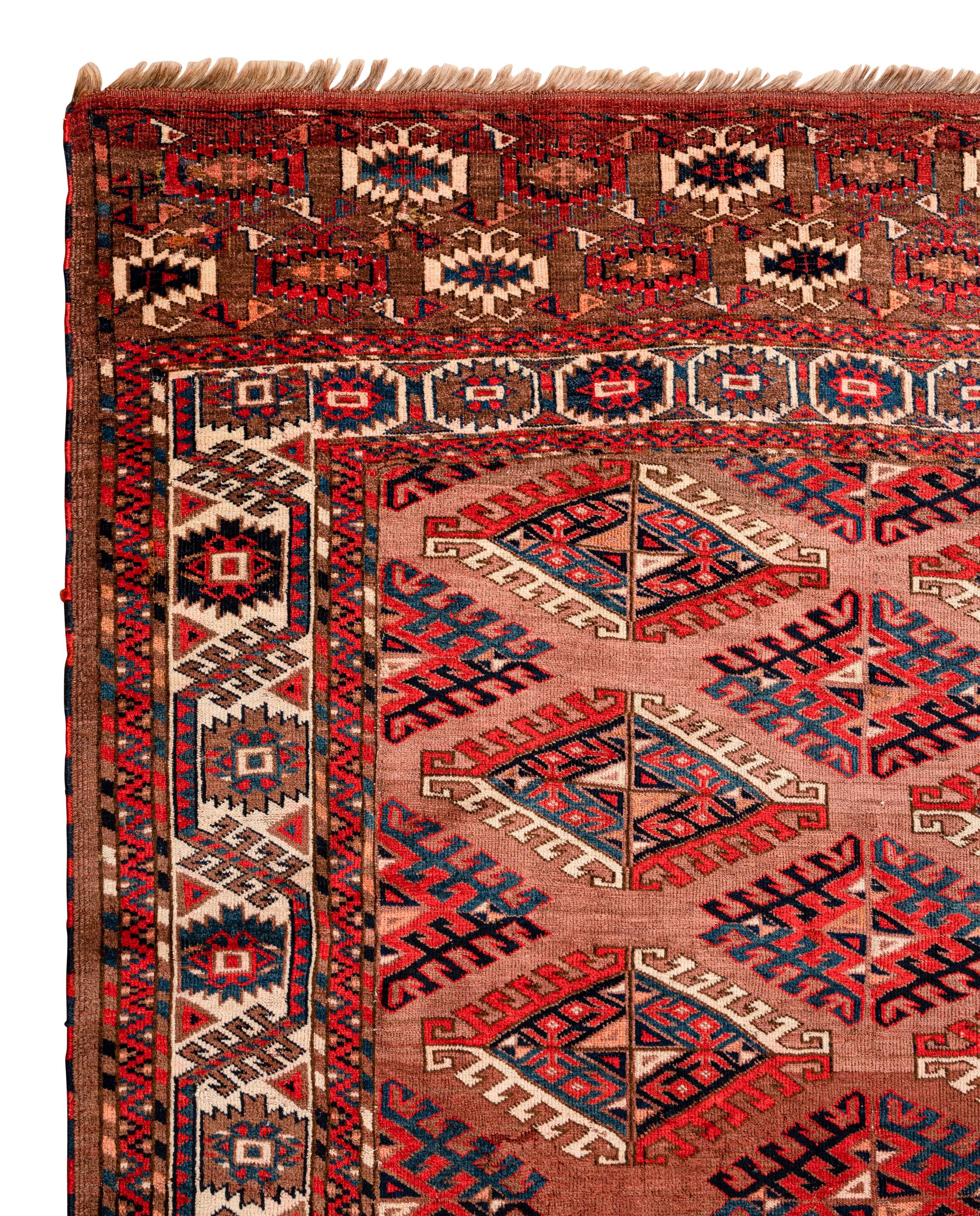 A Turkmen Yomut Wool Rug
