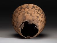 Apache Figural Basketry Olla