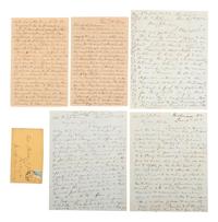 [CIVIL WAR]. A collection of 5 ALsS from E. Louis Lowe, former Governor of Maryland, regarding his efforts to seek an appointment for Colonel Bradley Johnson as a Brigadier General in the Confederate Army,