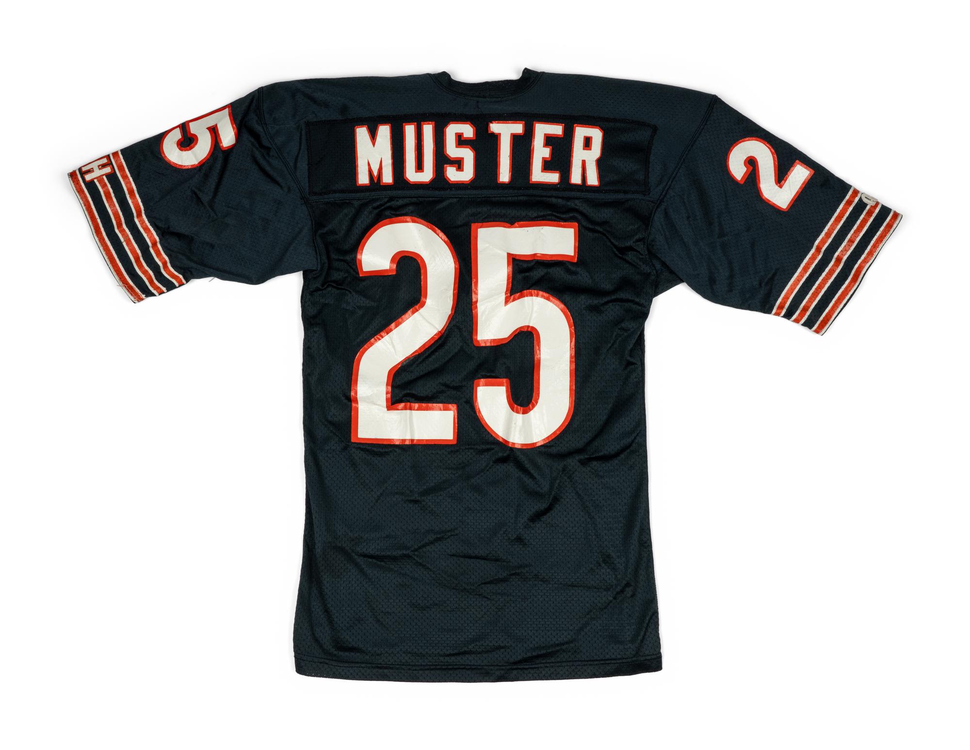 A 1992 Brad Muster Chicago Bears Game Worn Jersey