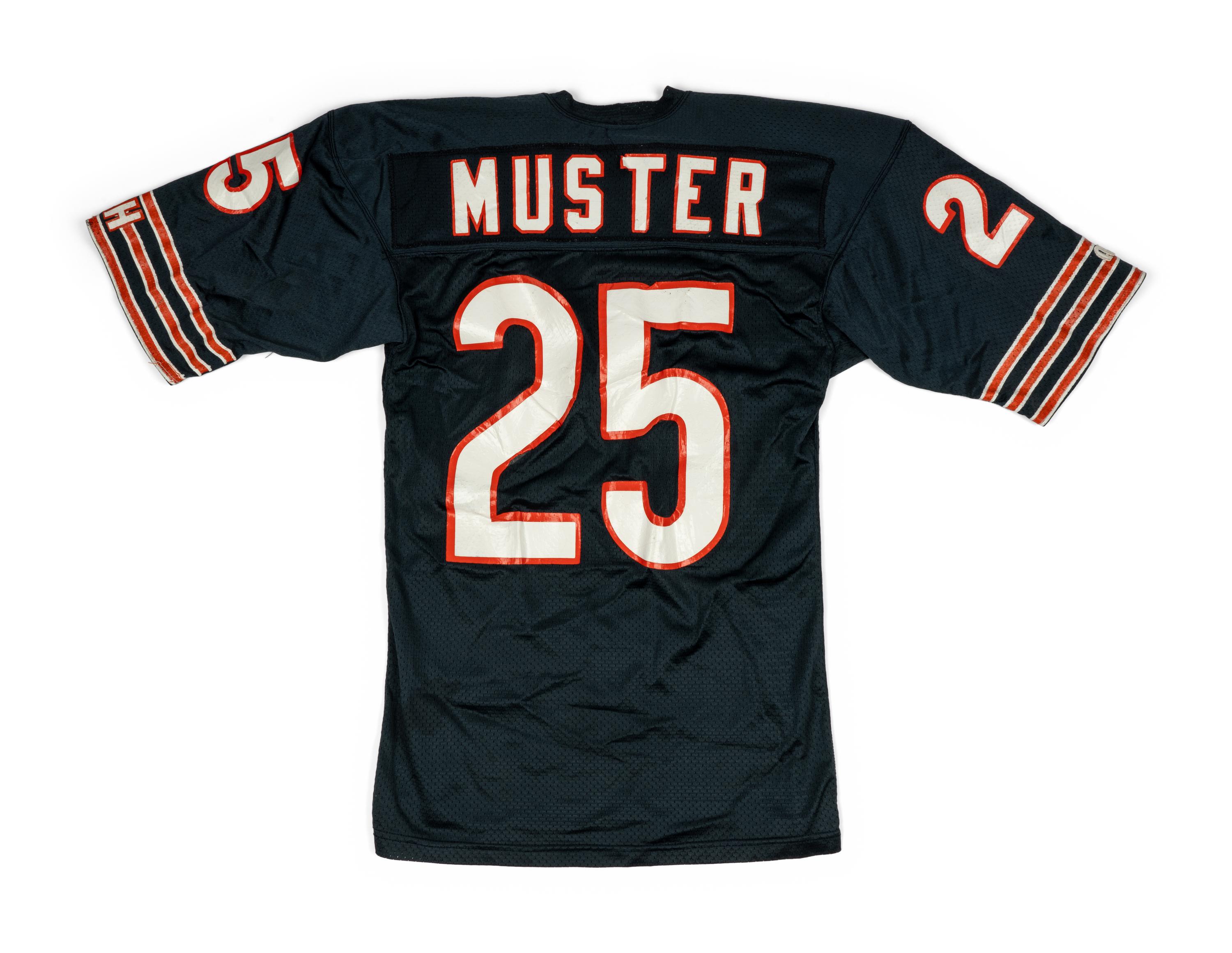 A 1992 Brad Muster Chicago Bears Game Worn Jersey