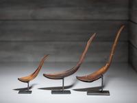 Northwest Coast Horn and Wood Spoons