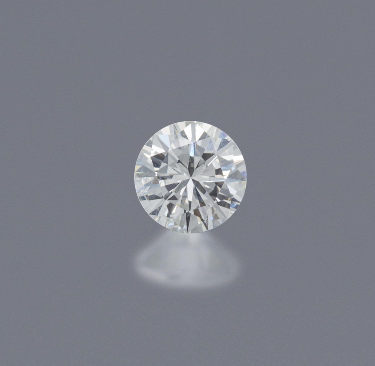A 1.03 Carat Round Brilliant Cut Diamond,