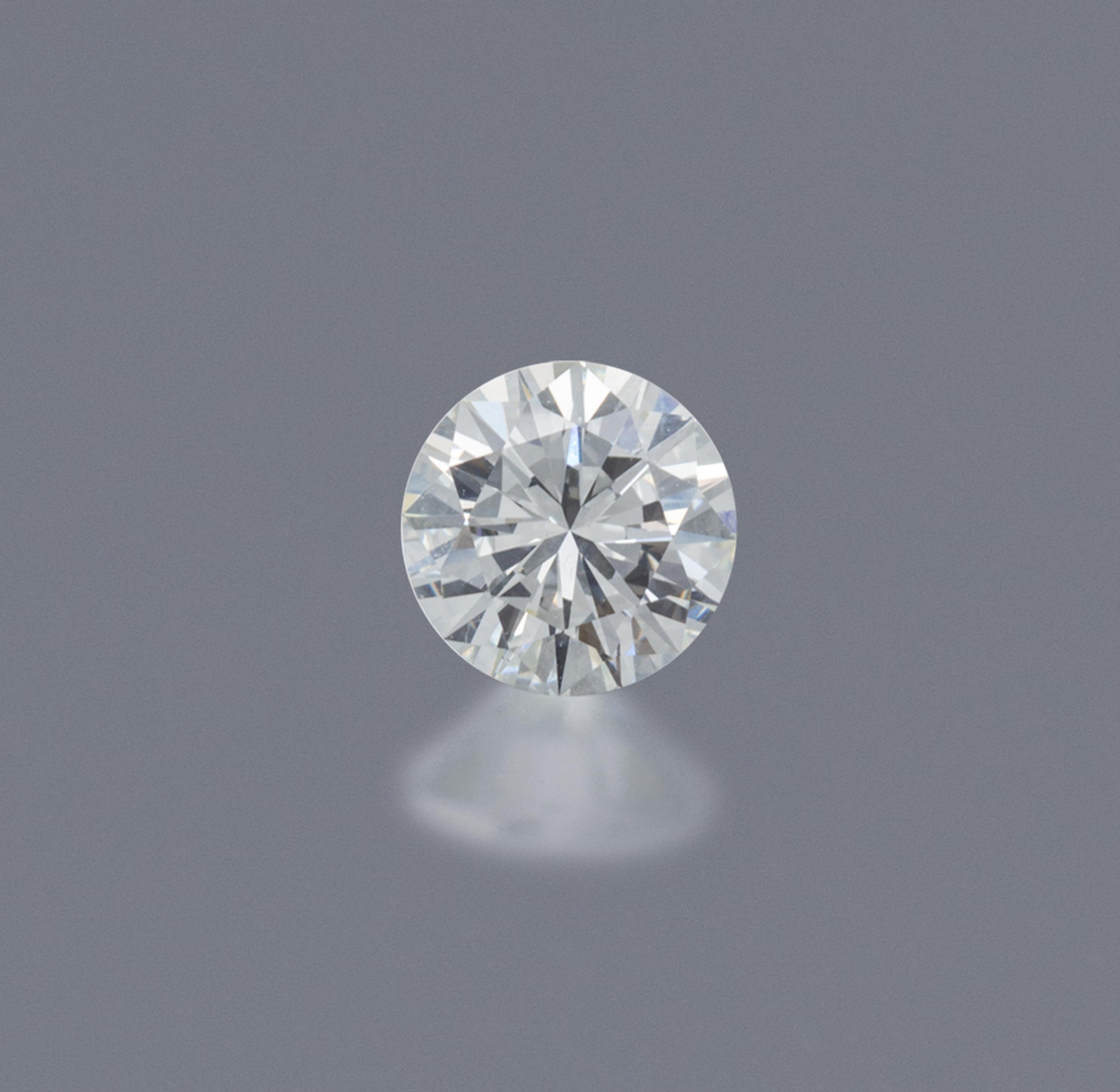 A 1.03 Carat Round Brilliant Cut Diamond,