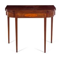 A George III Mahogany Flip-Top Game Table