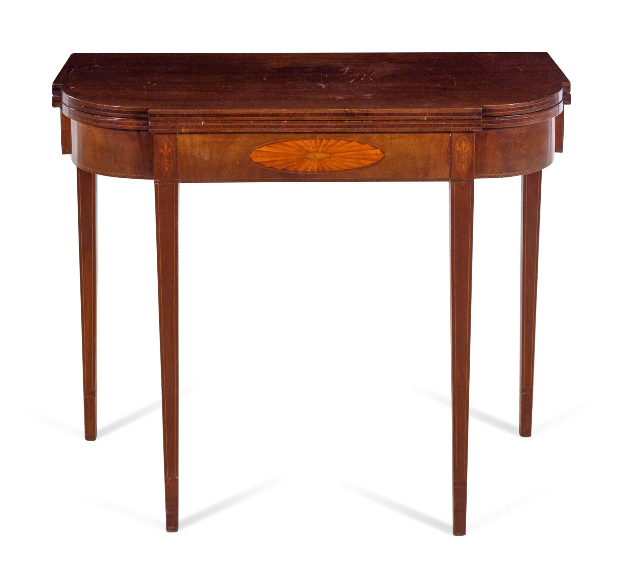 A George III Mahogany Flip-Top Game Table