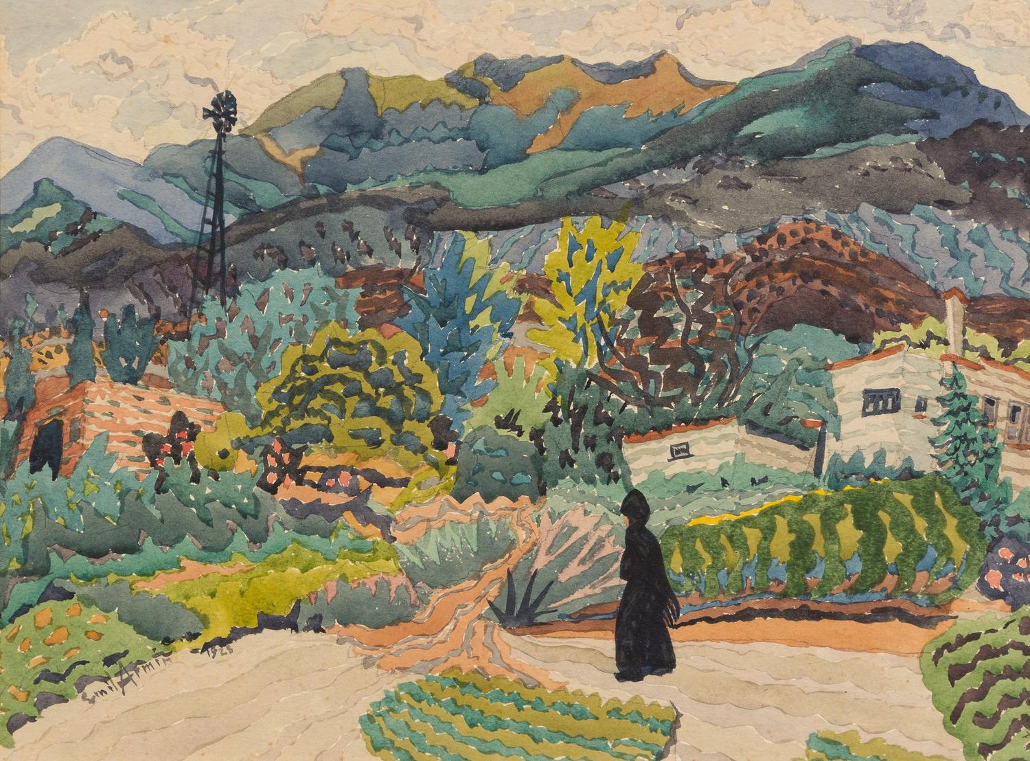 Emil Armin, (American, 1883-1971), Untitled