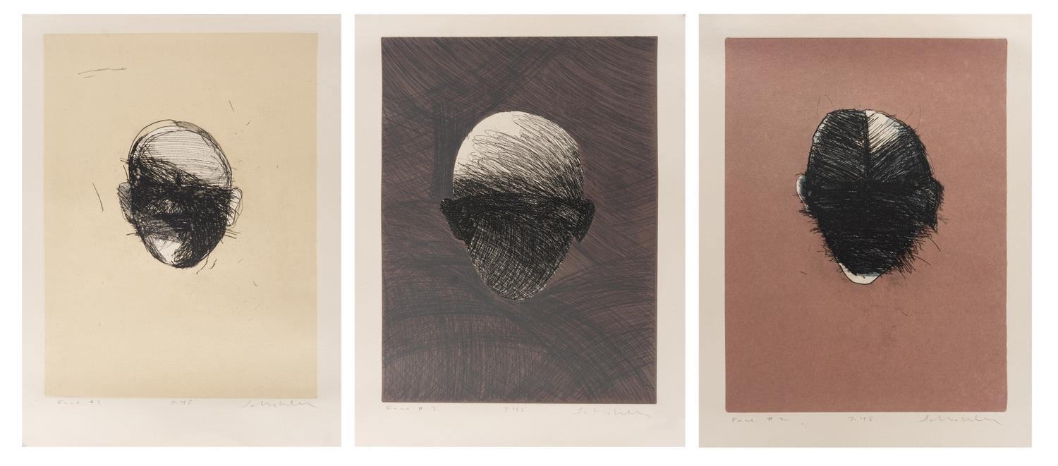 Three Works: Face #1, Face # 2 and Face #3 , edition 7/45
