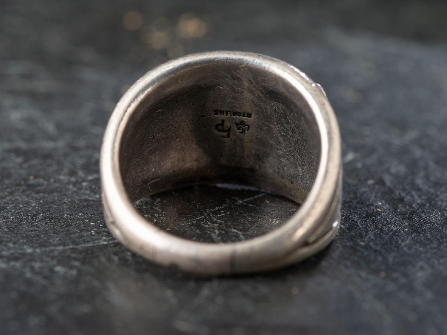 Southwestern-style Sterling Silver and Turquoise Men's Rings