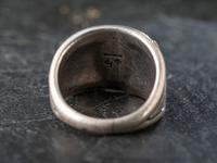 Southwestern-style Sterling Silver and Turquoise Men's Rings