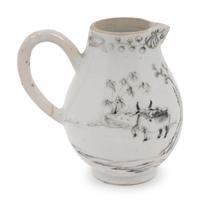 A Chinese Export En Grisaille Porcelain Creamer