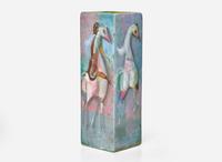 Polia Pillin, Vase with Women and Horses