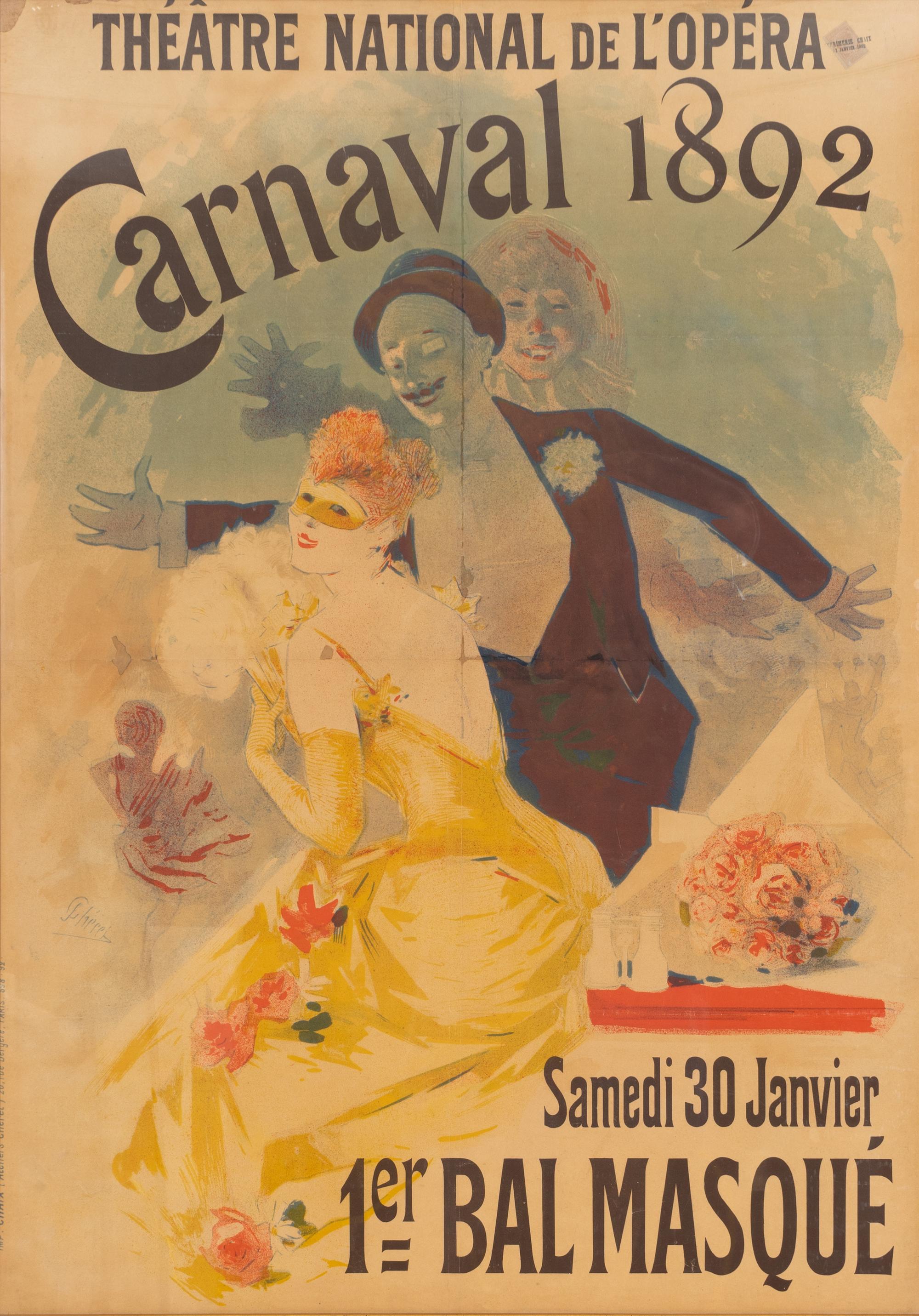 Théâtre National de l’Opéra / Carnaval 1892 / 1er Bal Masqué, 1892