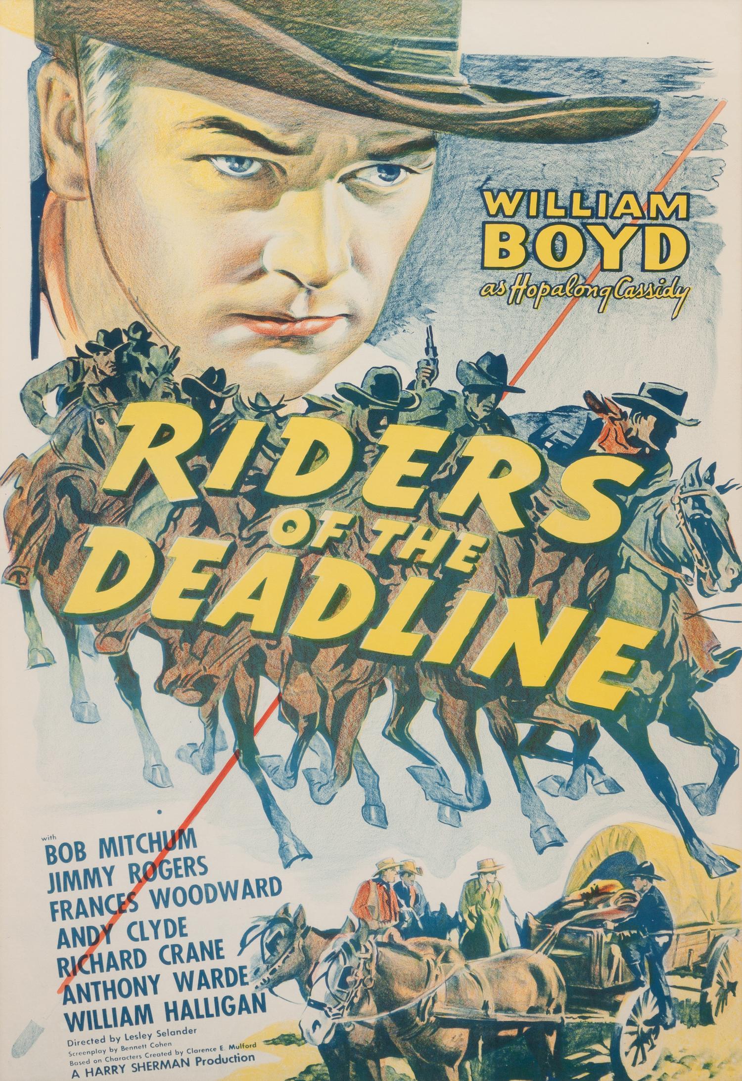 Vintage Movie Poster, Riders of the Deadline