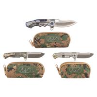 Lot of Three Andre de Villiers Folding Knives Incl: Mini-Pathfinder, Hummer