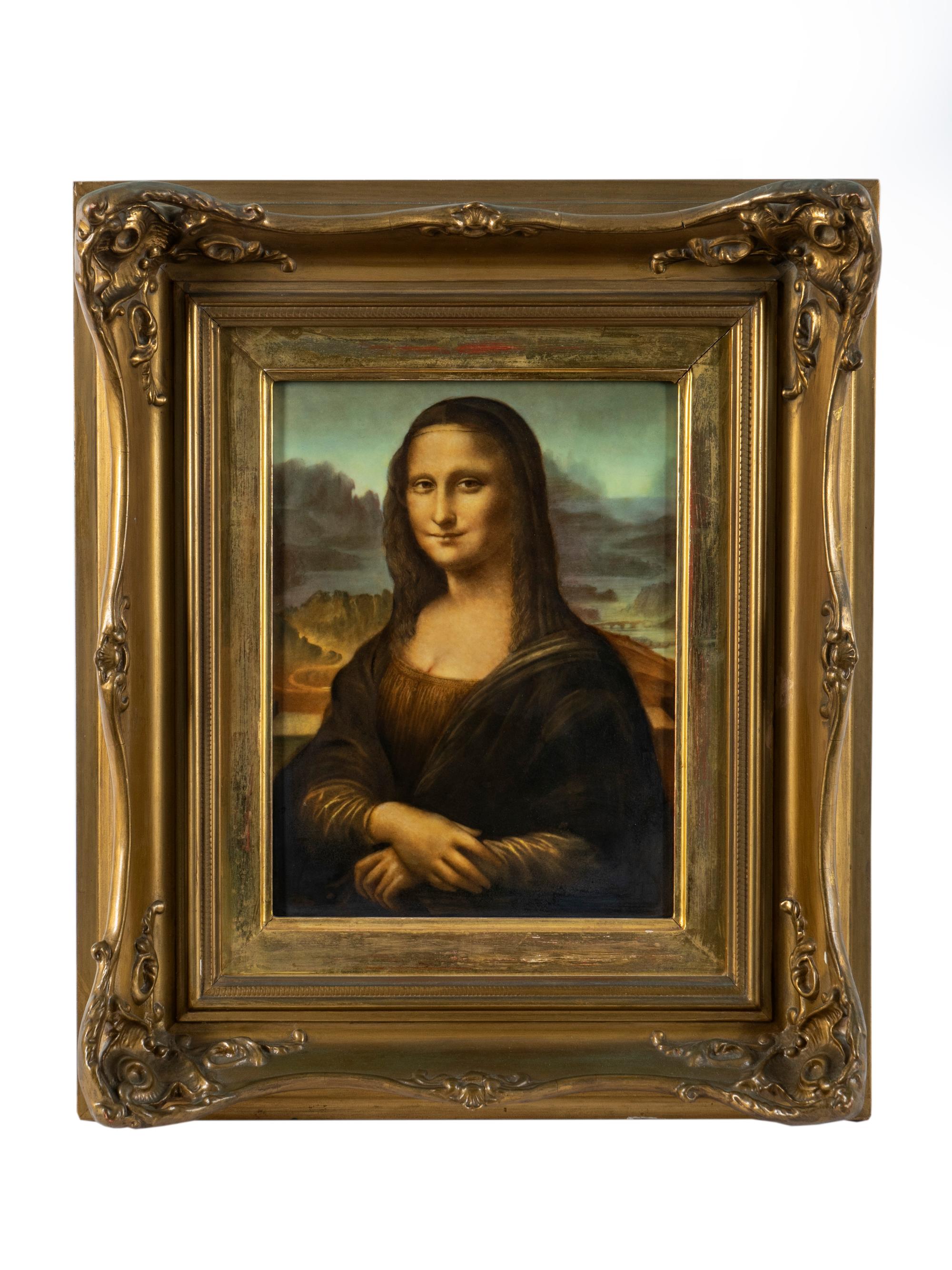 A German Porcelain Plaque: Mona Lisa (La Giaconda) — ROSENTHAL, 20TH CENTURY, AFTER LEONARDO DA VINCI