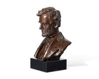After Daniel Chester French (1850-1931), A Bronze Portrait Bust of Abraham Lincoln