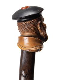 Two Figural Carved Canes