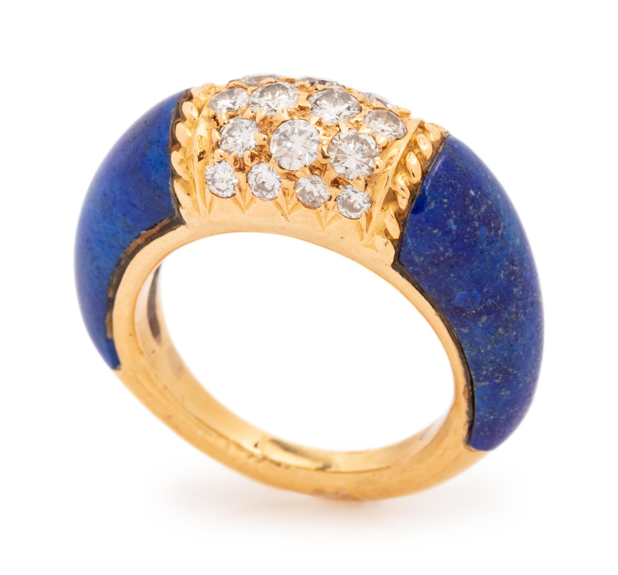 Van Cleef & Arpels, Diamond and Lapis Lazuli 'Philippine' Ring
