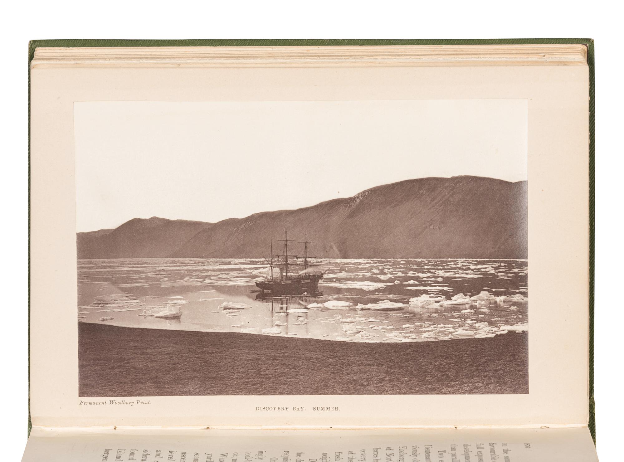 NARES, George Strong (1831-1915). Narrative of a Voyage to the Polar Sea During 1875-6 in H.M. Ships 'Alert' and 'Discovery.' London: Sampson Low, Marston, Searle, & Rivington, 1878.