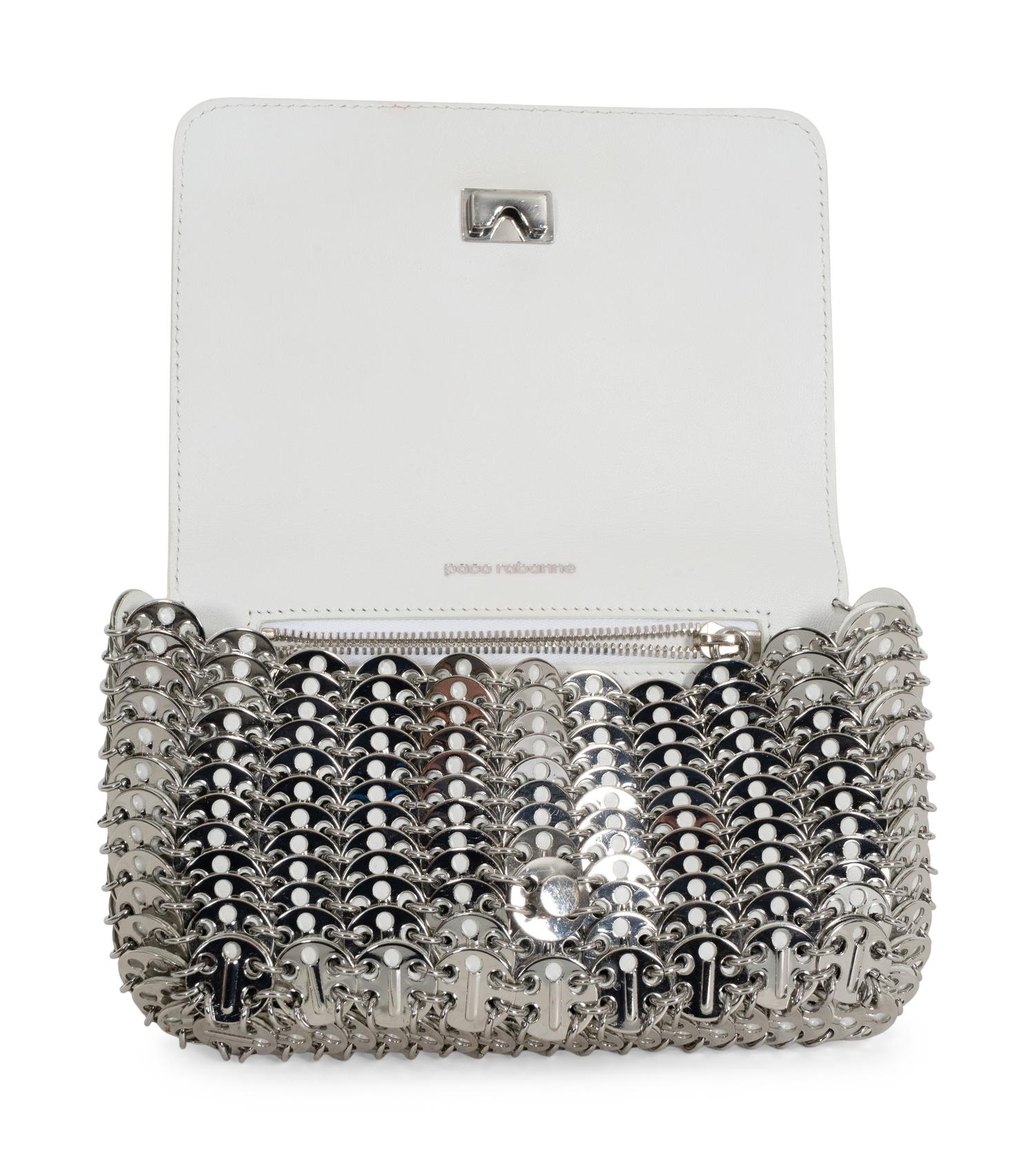 Paco Rabanne Silver Shoulder Bag