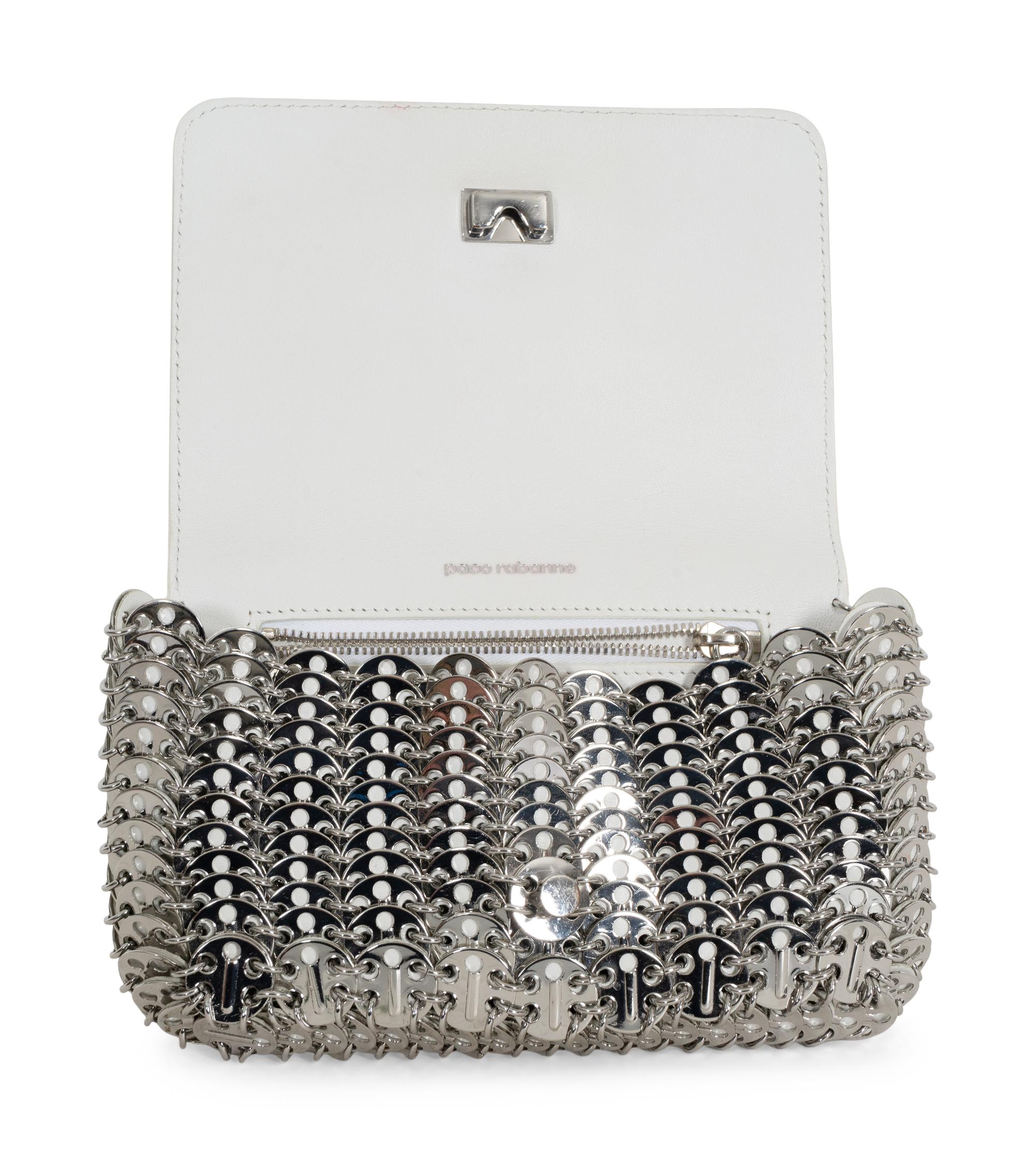 Paco Rabanne Silver Shoulder Bag