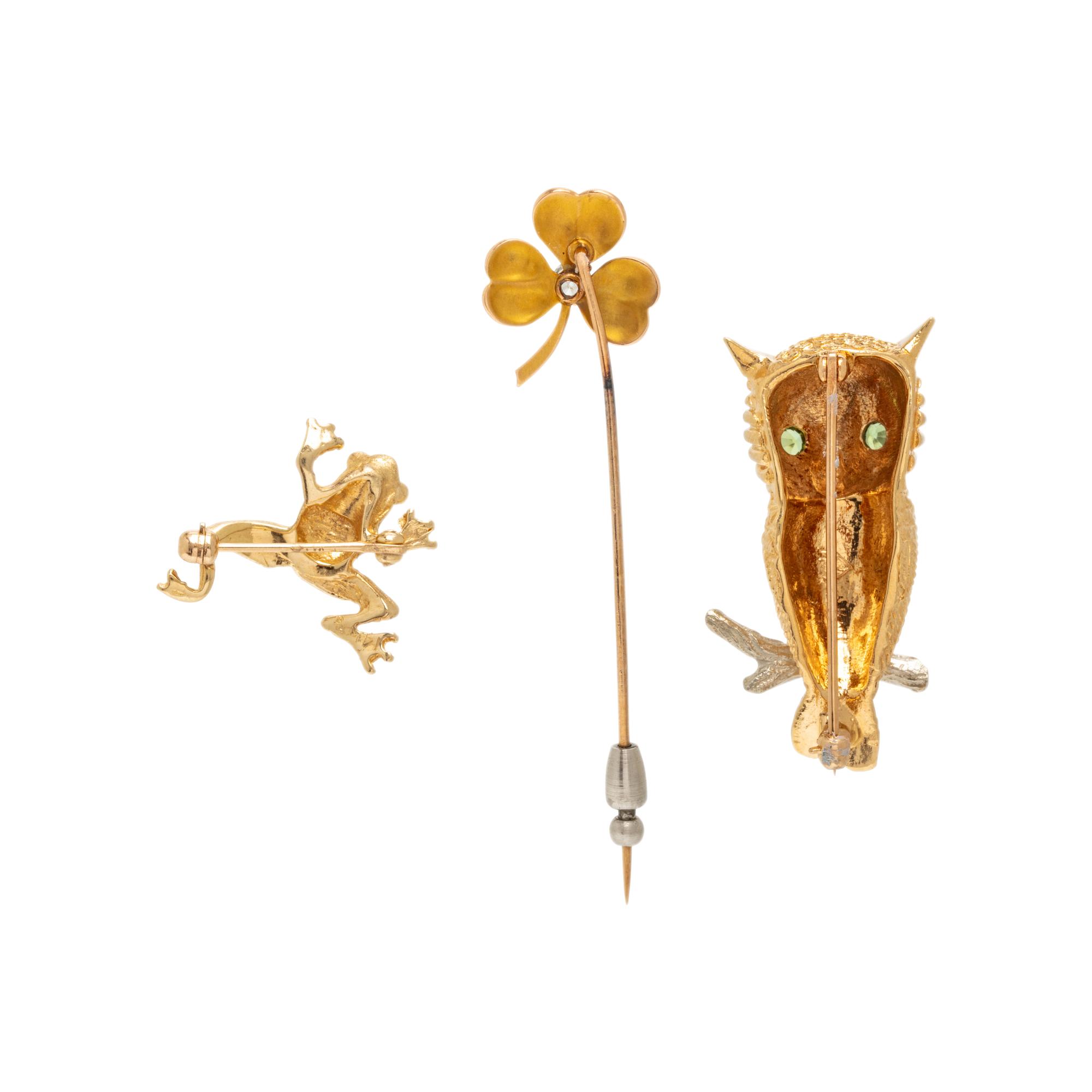 COLLECTION OF NATURE THEMED JEWELRY