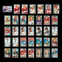 A Collection of 1952 Bowman Large and Small Football Cards Including Multiple Hall of Famers (145)