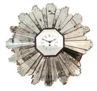 A Venetian Sunburst Clock Diameter 24 inches. — LATE 19TH CENTURY
