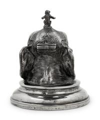 An English Silver-Plate Zoomorphic Ink Well