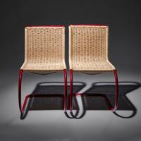 Pair of MR 10 Chairs, designed 1927 for Thonet, Germany
