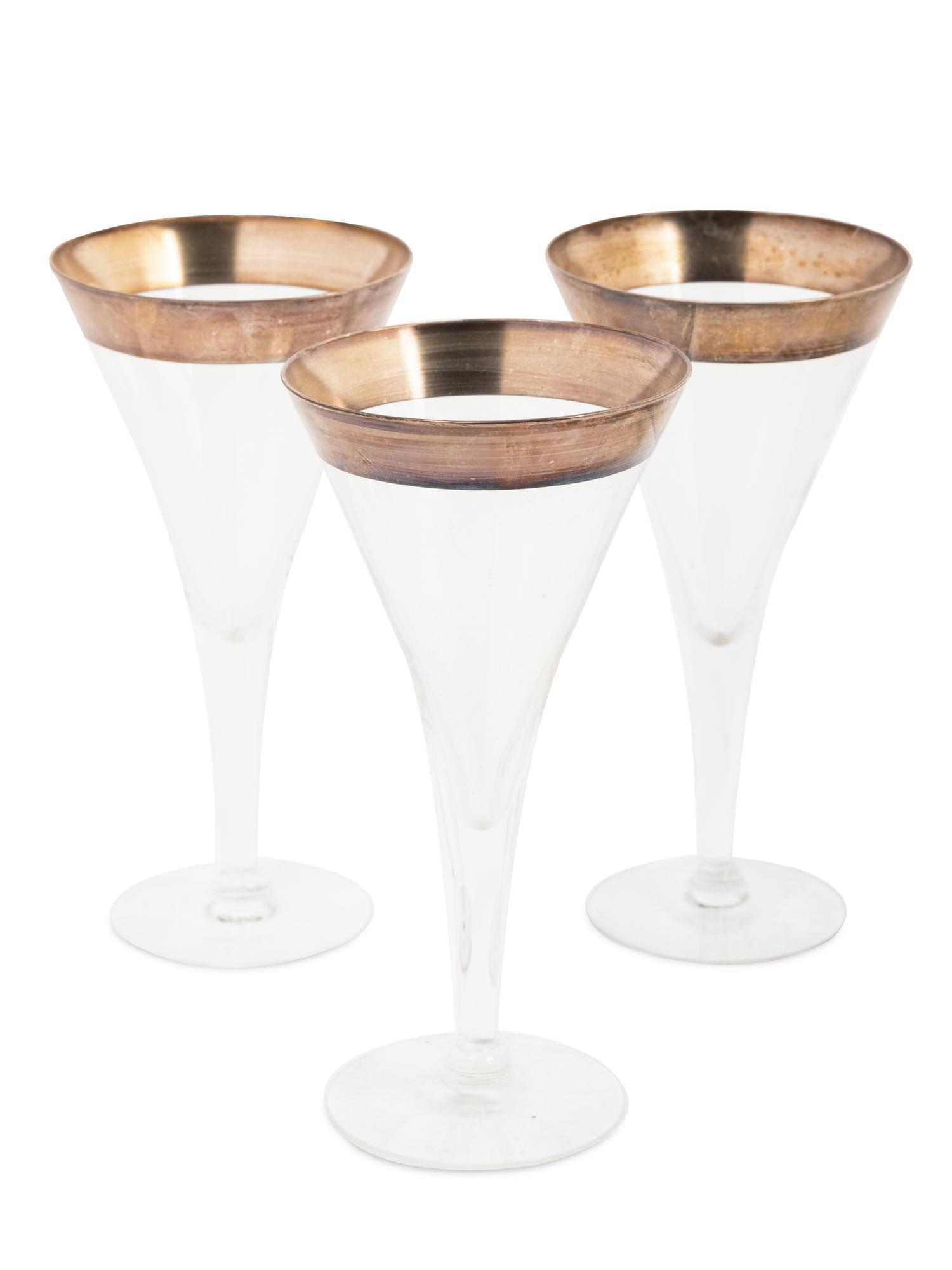 A Collection of Dorothy Thorpe Glass Stemware Articles