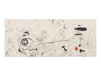 [ARTISTS BOOK]. MIRÓ, Joan (1893–1983). Tracé sur l'Eau Suite d’aquarelles . Paris: Maeght Éditeur, 1963.