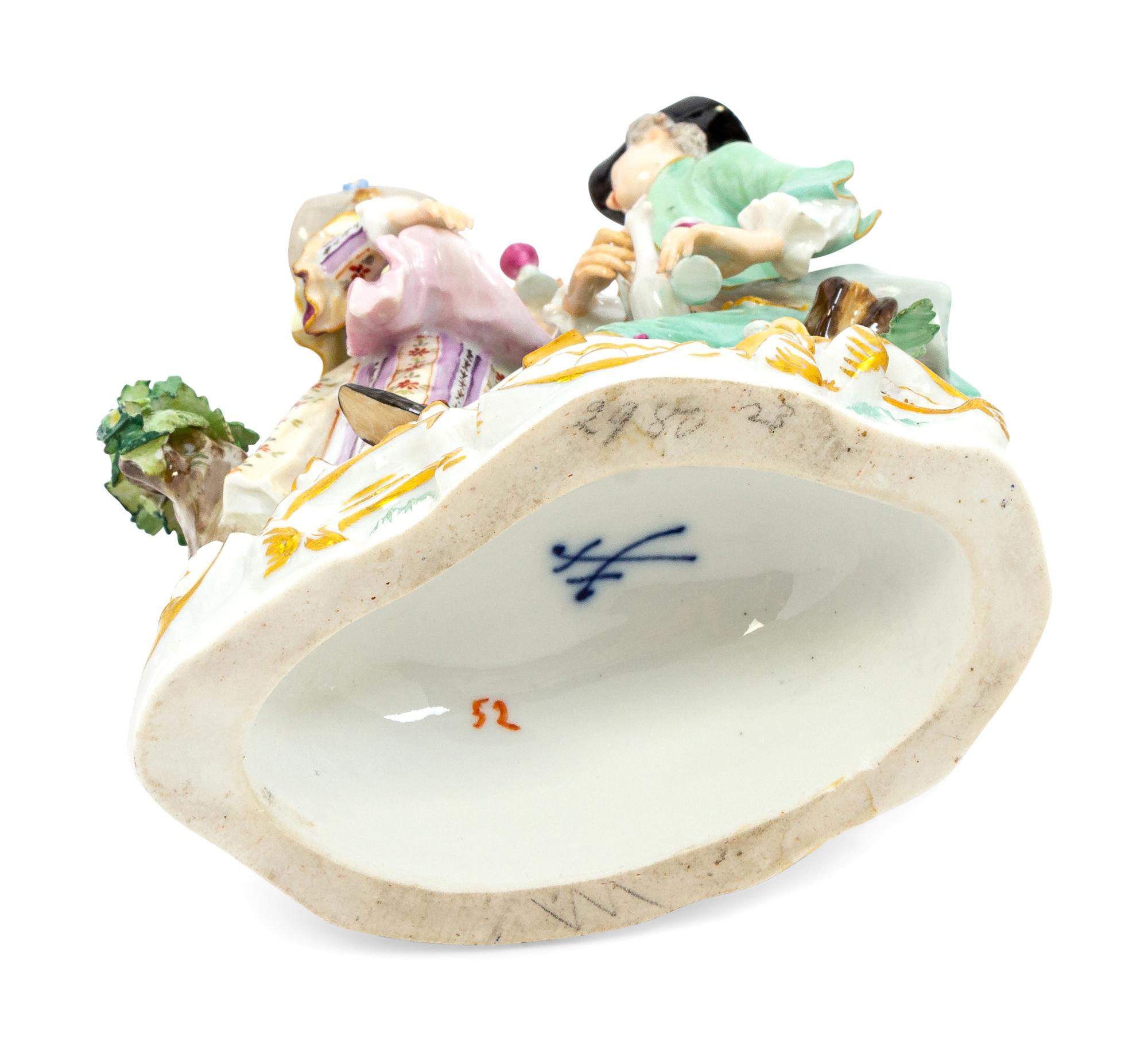 A Meissen Porcelain Courting Scene